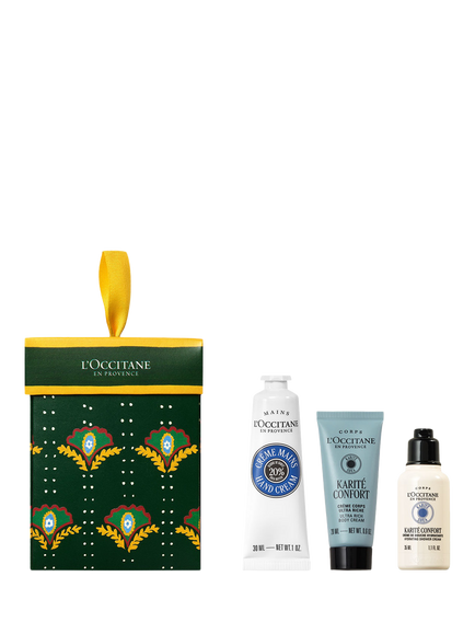 L'OCCITANE Shea (Karité) Ornament Bodycare Gift Set, Clear