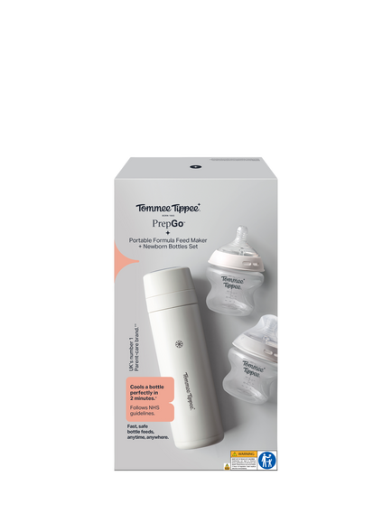 Tommee Tippee PrepGo Flask & Natural Start Baby Bottles, 150ml - view 2, Multi