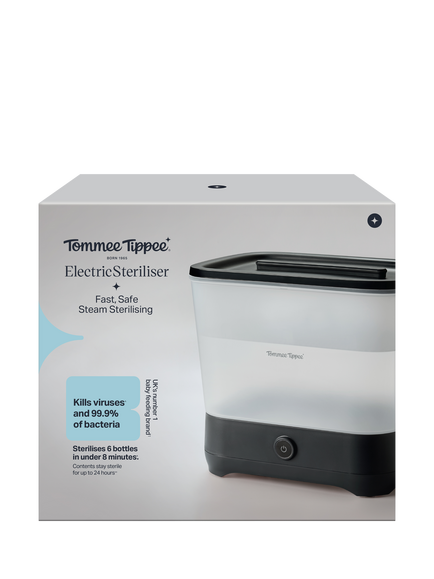 Tommee Tippee Electric Steriliser, Black - view 2, Black