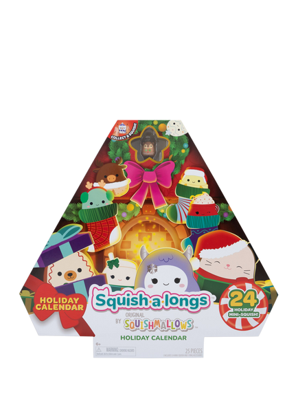 Squishmallows Squish-a-longs Wave 7 Advent Calendar, Multi