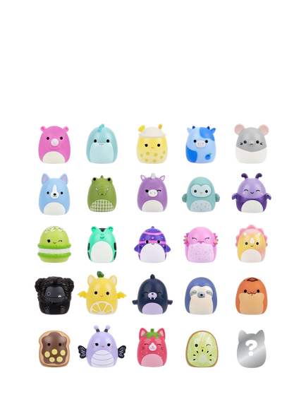 Squishmallows Squish-a-longs Mini-Squish, Style 1/Wave 7, Pack of 25 - view 2, Multi