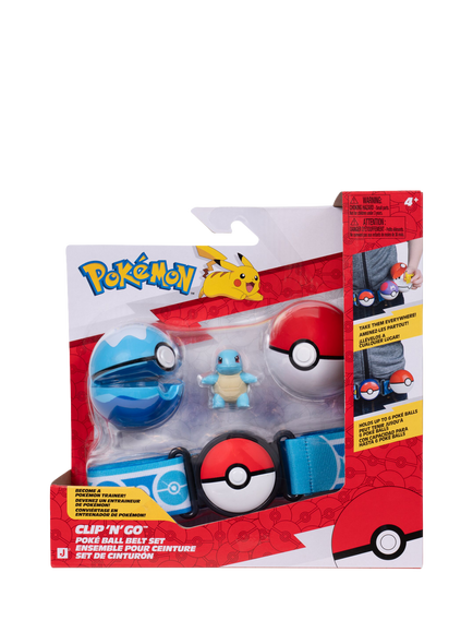 Pokémon Clip 'N' Go Poké Ball Belt Set, Multi