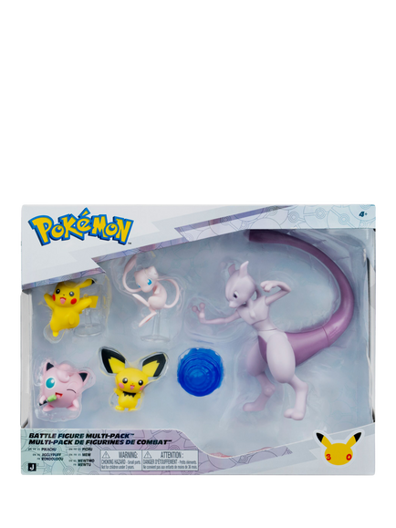 Pokémon Battle Figures 30th Anniversary Set, Pack of 5 - view 2, Multi