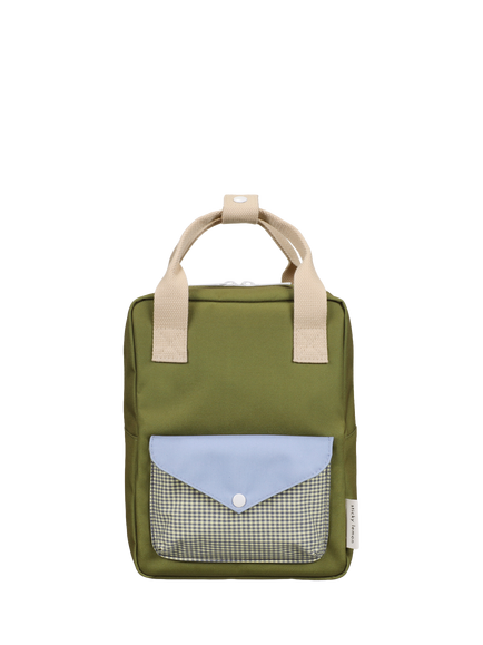 Sticky Lemon Kids' Small Backpack, Green/Blue/Yellow, Green/Blue/Yellow