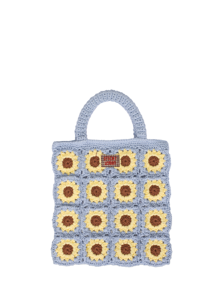 Sticky Lemon Kids' Crochet Bag, Blue/Yellow, Blue/Yellow