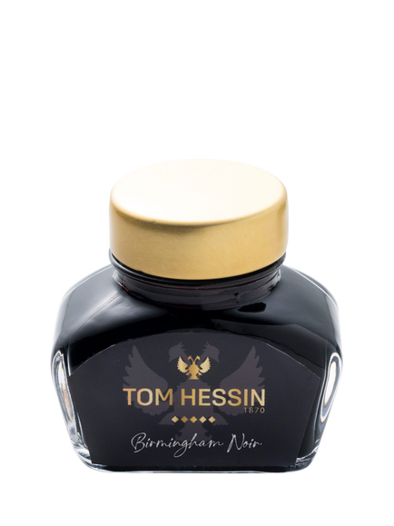 Tom Hessin Birmingham Noir Fountain Pen Ink, Black, 30ml, Black