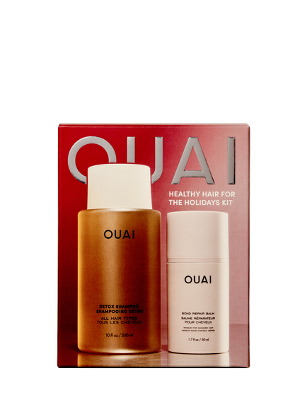 OUAI Healthy Hair For The Holidays Kit, Clear