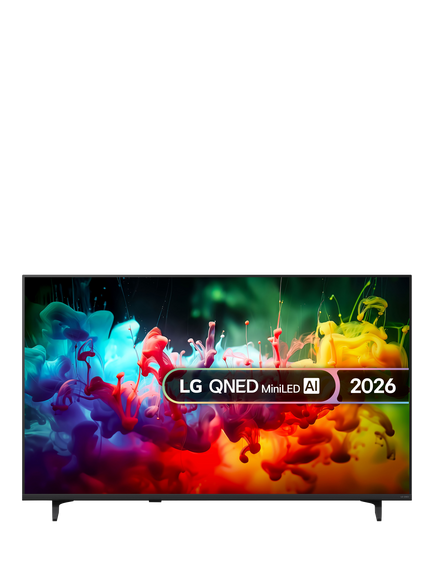 LG 50QNED70B6C (2026) QNED MiniLED HDR 4K Ultra HD Smart AI TV, 50 inch, Black, Black