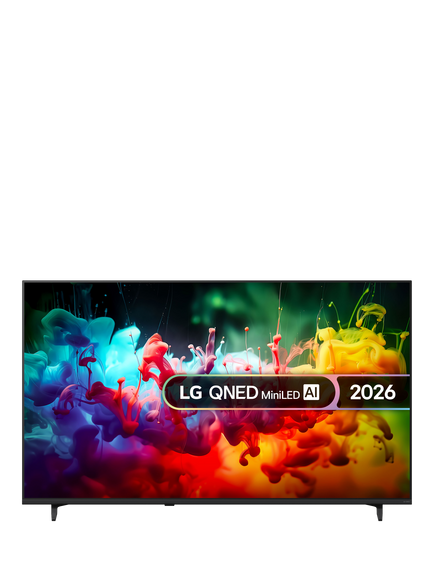 LG 65QNED70B6C (2026) QNED MiniLED HDR 4K Ultra HD Smart AI TV, 65 inch, Black, Black