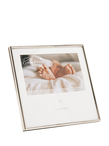 Bambino Silver-Plated Photo Frame, 6 x 4", Silver
