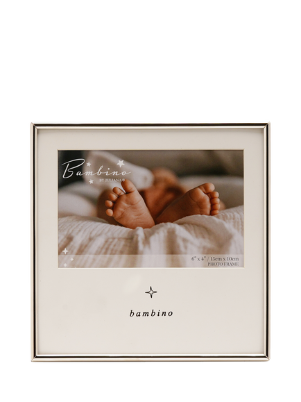 Bambino Silver-Plated Photo Frame, 6 x 4" - view 2, Silver