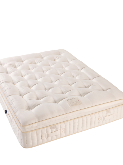John Lewis British Natural Collection Farndale Lambswool Pillowtop 16500 Pocket Spring Mattress, King Size, White