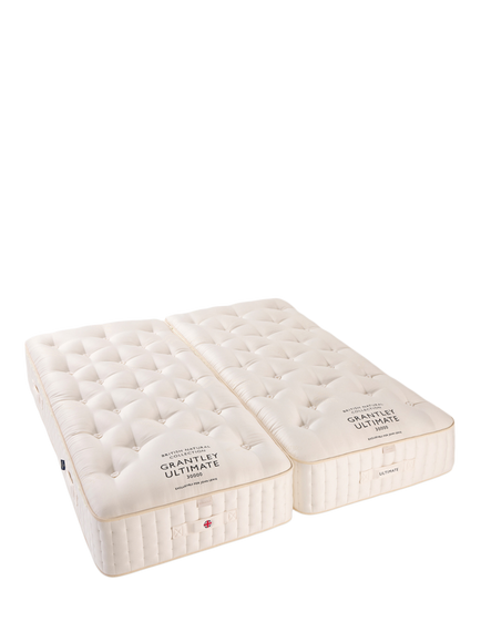 John Lewis British Natural Collection Grantley Ultimate 30000 Pocket Spring Zip Link Mattress, Emperor, White