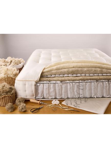 John Lewis British Natural Collection Thornton Linen 3750 Pocket Spring Mattress, Small Double - view 2, White