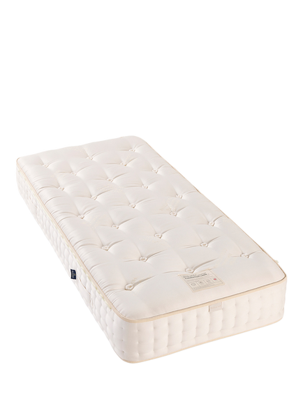 John Lewis British Natural Collection Thornton Linen 3750 Pocket Spring Mattress, Single, White