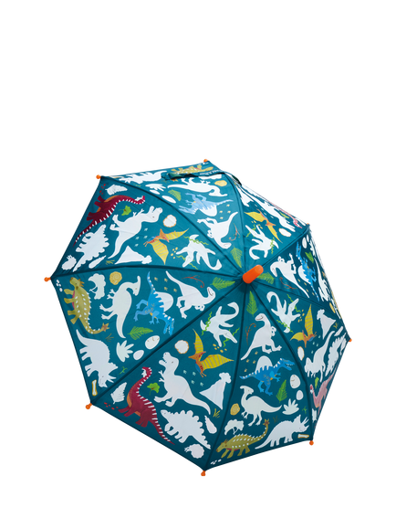 Floss & Rock Dinosaur Colour Change Umbrella, Multi