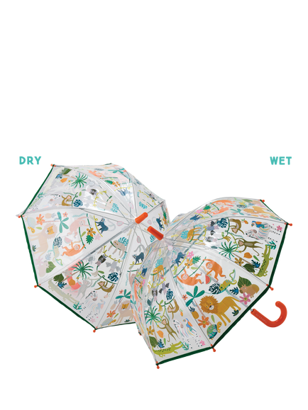 Floss & Rock Jungle Colour Change Umbrella - view 2, Multi