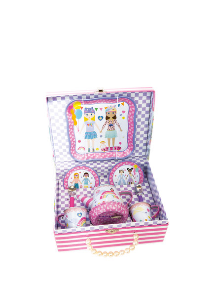 Floss & Rock Doll House Musical Tea Set - view 2, Multi