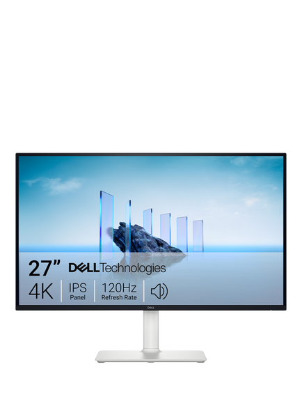 Dell 27 Plus S2725QS 4K Ultra HD Monitor, 27”, White, White