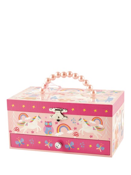 Floss & Rock Rainbow Woodland Fairy Musical Jewellery Box - view 2, Multi