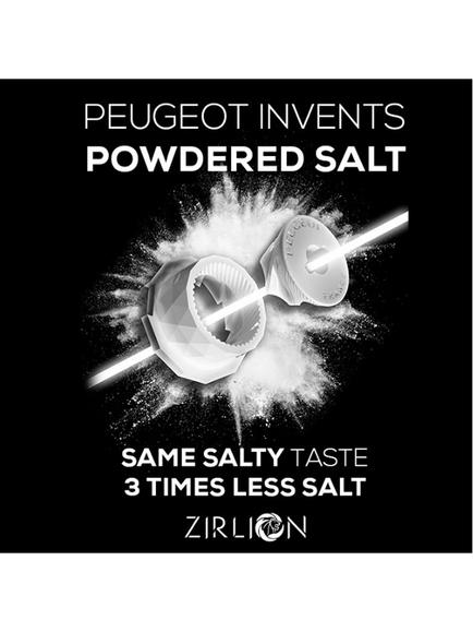 Peugeot Nancy Manual Adjustable Acrylic Salt & Pepper Mills, 18cm, Clear - view 2, Clear