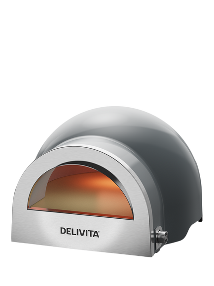 DeliVita Flow Dual Fuel Pizza Oven, Hale Grey, Hale Grey