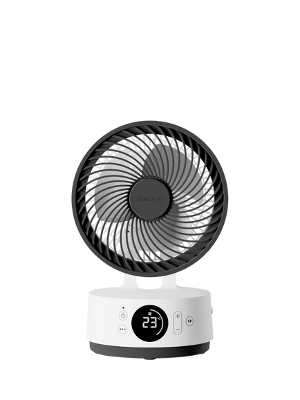 Meaco Sefte 6" Desk Fan, White Charcoal, White Charcoal