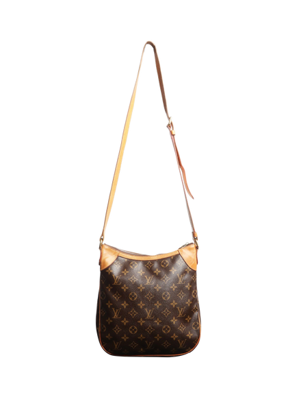 Pre-loved Louis Vuitton Vintage Monogram Odeon PM Crossbody Bag, Brown - view 2, Brown