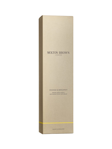 Molton Brown Orange & Bergamot Aroma Reeds Difffuser Refill, 150ml - view 2, Clear