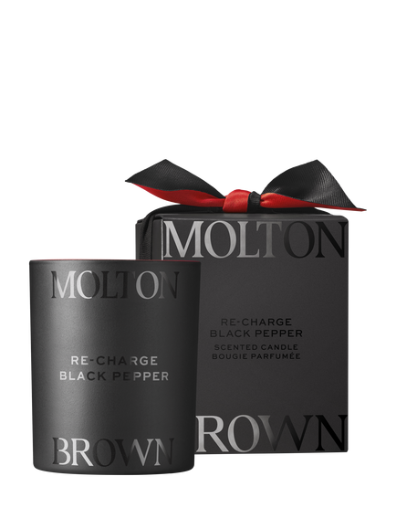 Molton Brown Re-Charge Black Pepper Candle, 190g, Clear