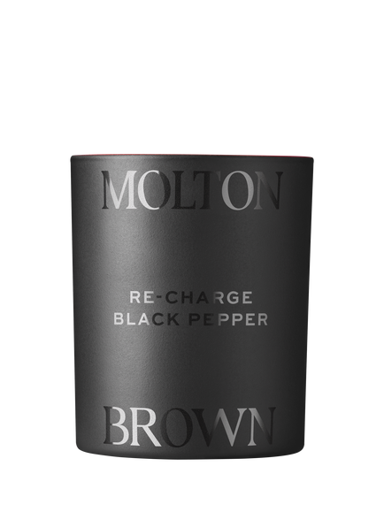 Molton Brown Re-Charge Black Pepper Candle, 190g - view 2, Clear