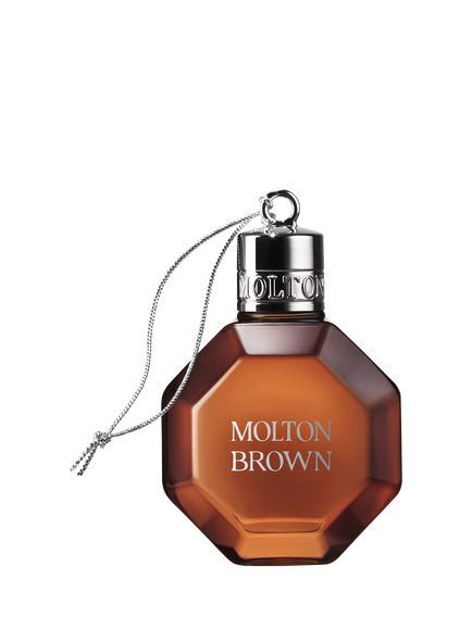 Molton Brown Re-charge Black Pepper Bath & Shower Gel 75ml Bauble Gift Set, Clear