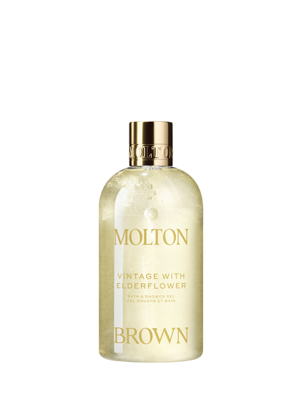 Molton Brown Vintage With Elderflower Bath & Shower Gel, 300ml, Clear