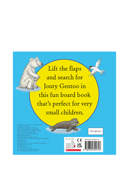 Julia Donaldson 'Let's Find Jonty Gentoo' Kids' Board Book - view 2, Multi