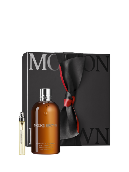 Molton Brown Re-Charge Black Pepper Bodycare Gift Set, Clear