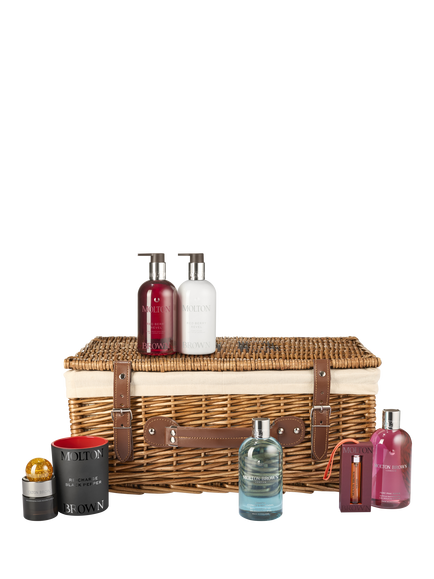Molton Brown Festive Christmas Hamper Bodycare Gift Set, Clear