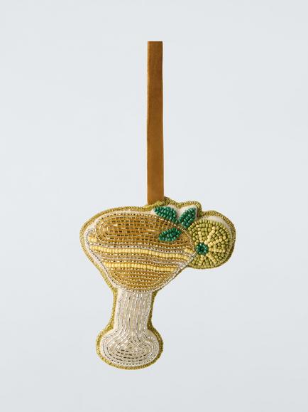 John Lewis The Connoisseur Beaded Margarita Tree Decoration, Multi, Multi