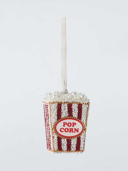 John Lewis The Enthusiast Beaded Popcorn Tree Decoration, Multi, Multi