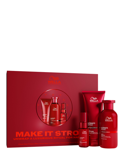 Wella Professionals Ultimate Repair Make It Strong Haircare Gift Set, Clear