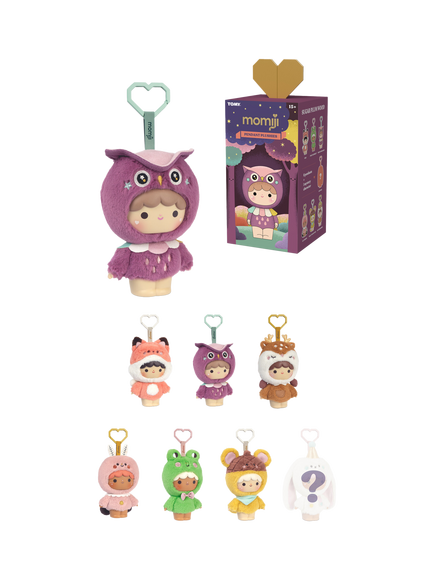 Momiji Sugar Plum Wood Mystery Box Pendant Plush Soft Toy, Assorted, Multi