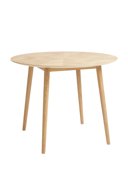 John Lewis OUTLET Iona 4 Seater Round Dining Table, Oak, Oak