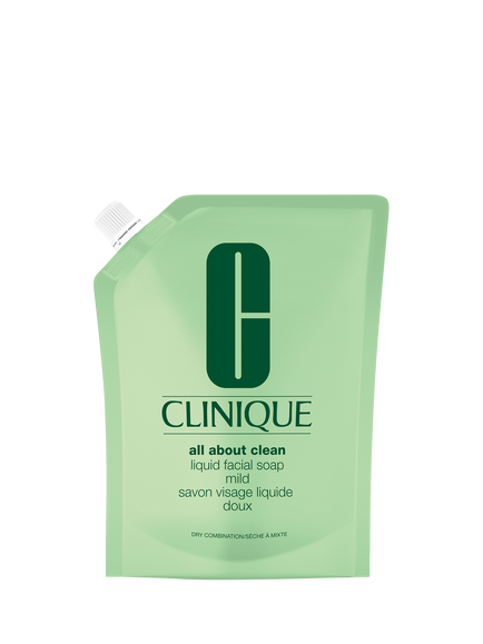 Clinique Liquid Facial Soap Mild Refill Dry Combination, 400ml, 