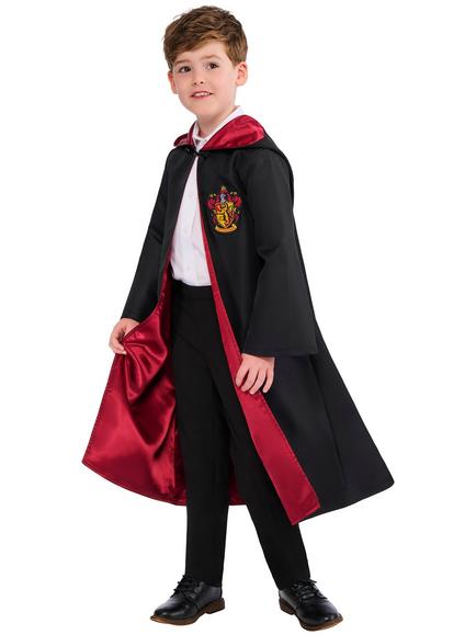 Harry Potter Kids' Deluxe Gryffindor Robe Costume, 5-6 years - view 2, Multi
