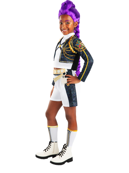 K-Pop Demon Hunters Kids' Deluxe Rumi Golden Costume & Wig Bundle - view 2, Multi