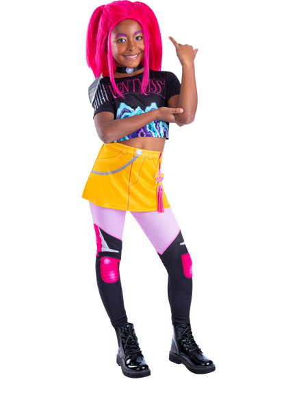 K-Pop Demon Hunters Kids' Mira Costume & Wig Bundle, Multi