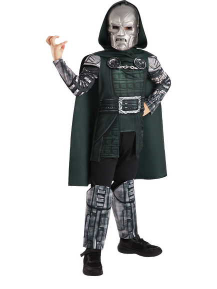 Rubies Kids' Marvel Deluxe Dr Doom Costume - view 2, Multi