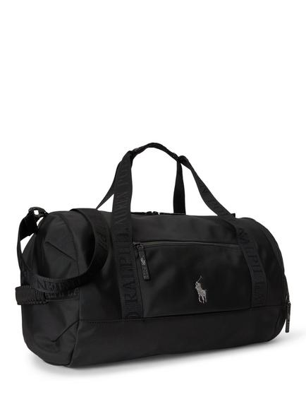 Ralph Lauren Logo Duffle Bag, Black - view 2, Black