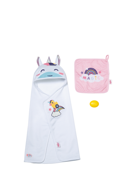 Baby Born Hooded Towel Set, Multi