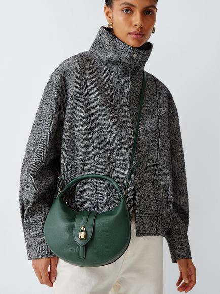 Mulberry Eliza Leather Crescent Bag - view 2, Mulberry Green