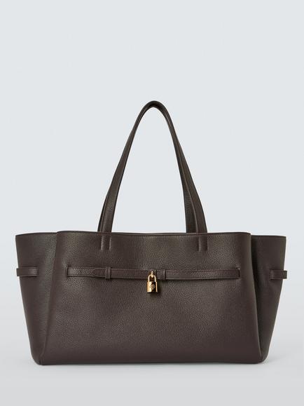 Mulberry Eliza Belted Tote Bag, Ebony, Ebony